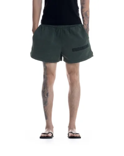 SSMA WASHED SWEAT SHORTS - GREEN