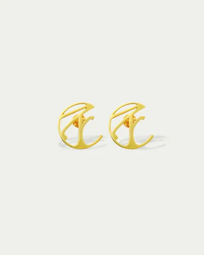 Fancì Oversized Logo Earrings