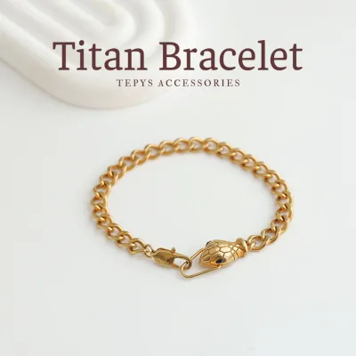 Lắc Tay Titan Snake Gold