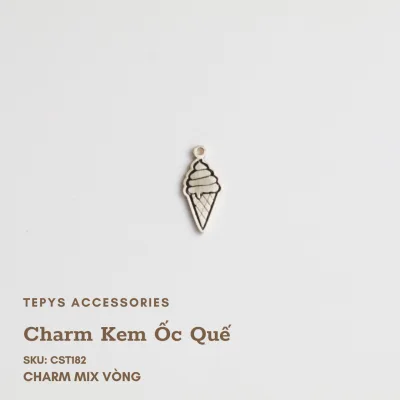Charm Kem Ốc Quế