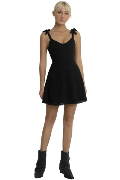CATTY DRESS - BLACK