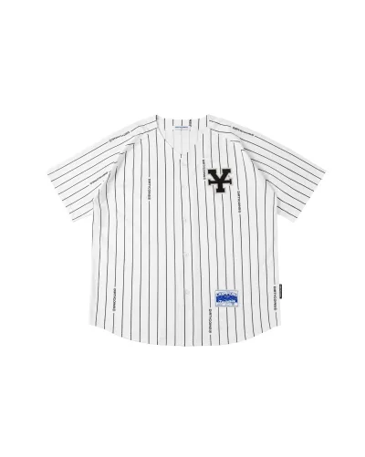 Áo Sơ Mi Baseball Black Striped