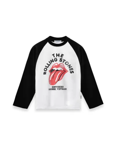 Áo Thun Tay Dài Raglan DCxRS Faded Print