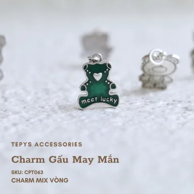 Charm Gấu May Mắn
