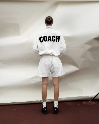 SSMA COACH TRACK JACKET - WHITE