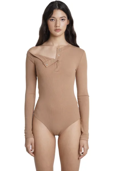 DANIX BODYSUIT - DARK TAN