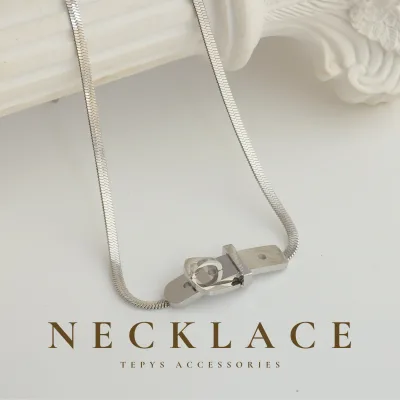 Choker dây nịt Belti Titan Silver - PKS004