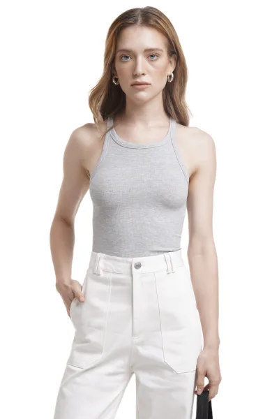 BOXY TANK - LIGHT GREY