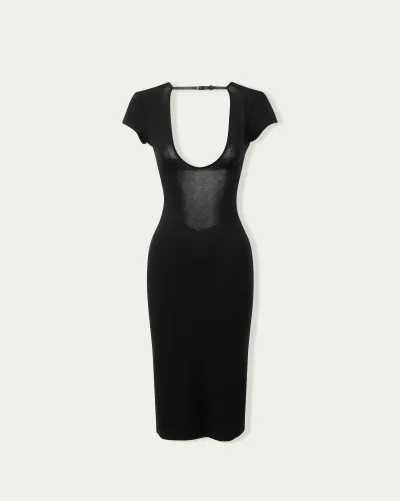 Fathom Open-back Midi Dress