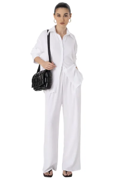 HAILEY PANT - WHITE