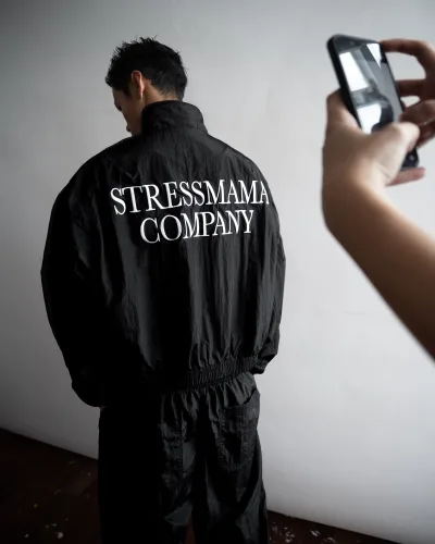 SSMA COMPANY TRACK JACKET - BLACK
