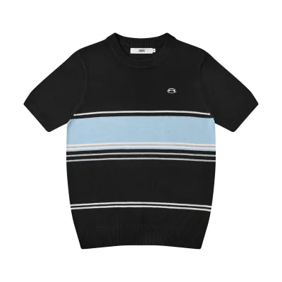 Black Private Knit Top
