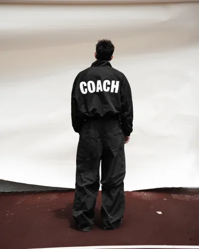 SSMA COACH TRACK JACKET - BLACK