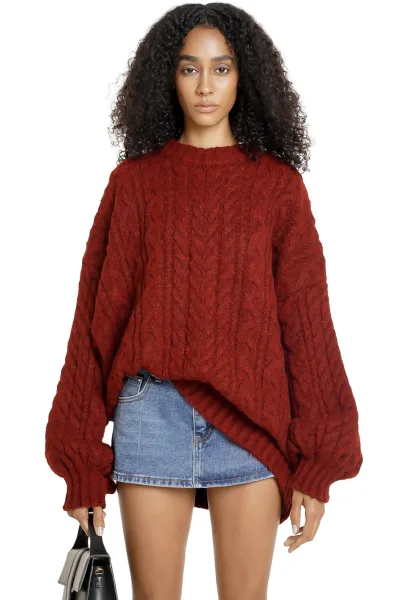 MONO SWEATER - BRICK