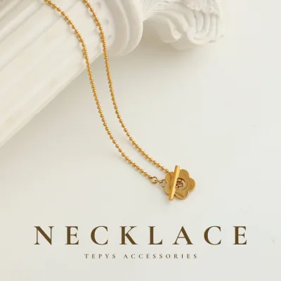 Dây Chuyền Daisy Flower Titan Gold