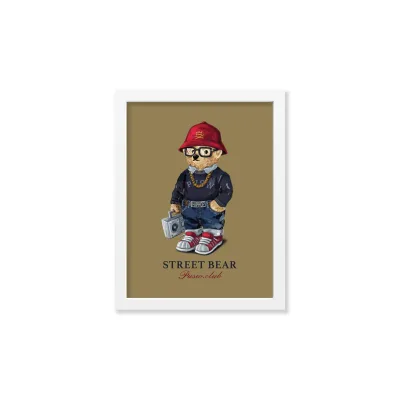 Street Bear Poster