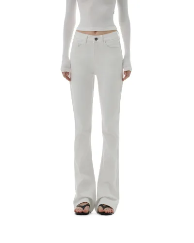 FW25 FLARED JEANS - WHITE