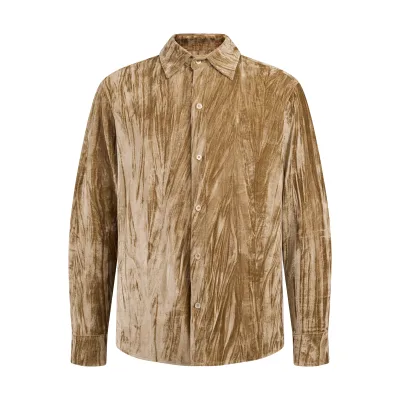 Adore Velvet Shirt (Beige)