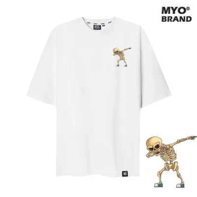 Áo Thun Form Rộng MYO THUN In Skeleton Dance 2674