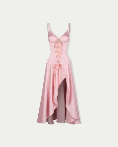 Marrowline Corset Midi Dress