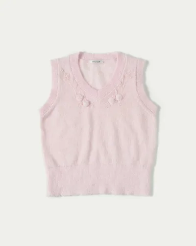Bleached Knitted Sweater Top