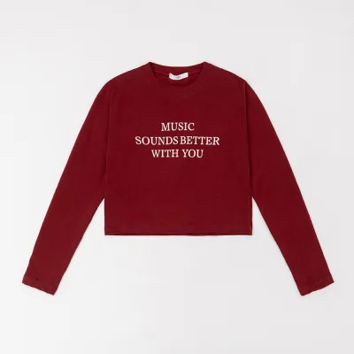 ÁO THUN NỮ - TOTODAY - LONG SLEEVED 01518