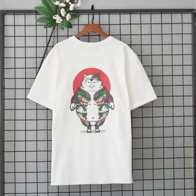 Áo Thun Myo In Mèo Yakuza