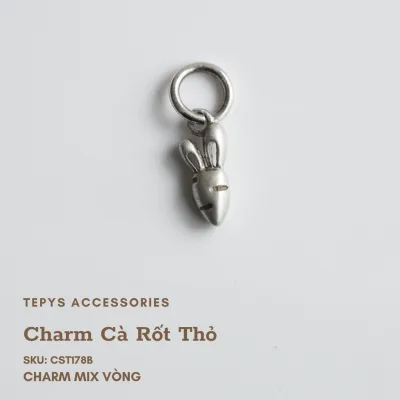 Charm Cà Rốt Thỏ