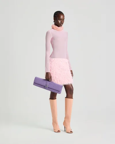 Frosted Sequin Mesh Dress