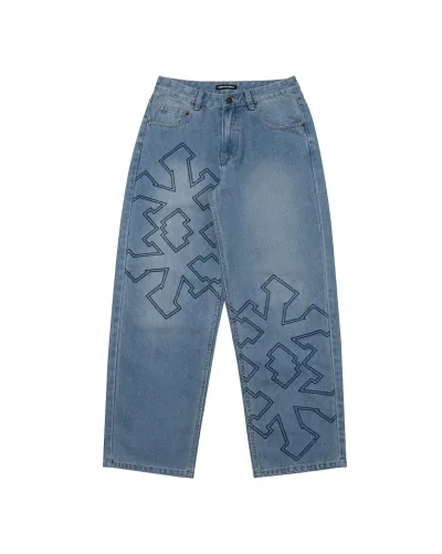 Quần dài Denim Pants 'Y' Embroidery