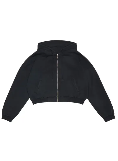 WASHED ZIP HOODIE