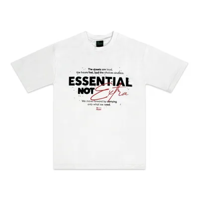 ÁO THUN UNISEX - TOTODAY - ESSENTIAL NOT EXTRA