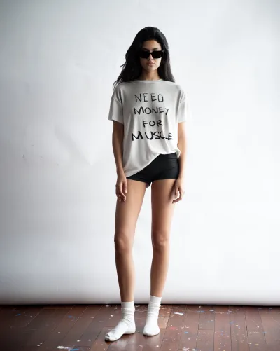 SSMA MUSCLE T-SHIRT - WHITE
