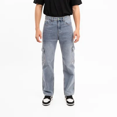 QUẦN JOGGER NAM - TOTODAY - STRAIGHT DENIM CARGO