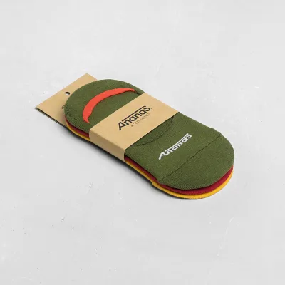 Invisible Socks Pack - Ananas Typo - 3 Colors
