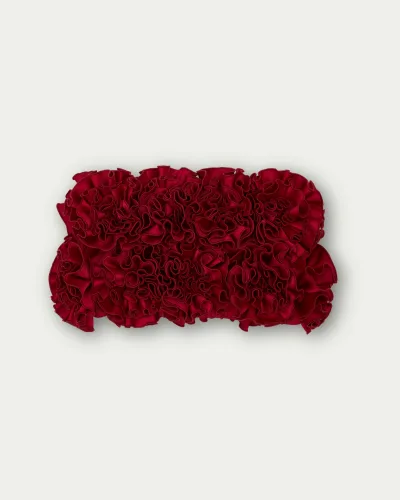 Hand-embroidered Rose Mini Skirt
