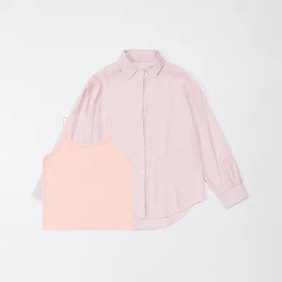 ÁO SƠ MI NỮ - TOTODAY - LONG SLEEVED 01515