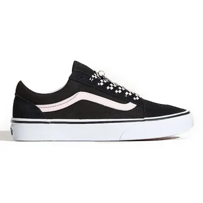 Giày VANS OLD SKOOL CHECKERBOARD STAR CHARM BLACK/WHITE