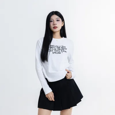 ÁO THUN NỮ - TOTODAY - LONG SLEEVED 01506