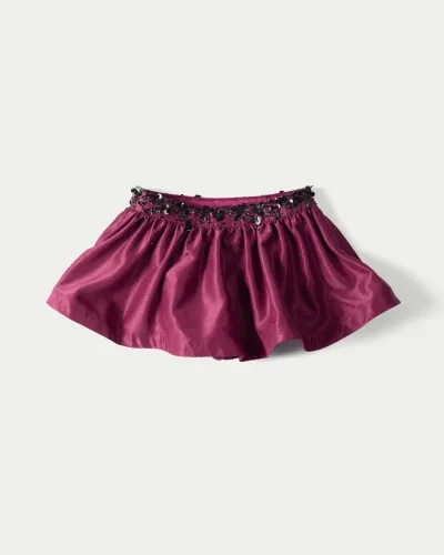 Soft Volume Puffed Mini Skort