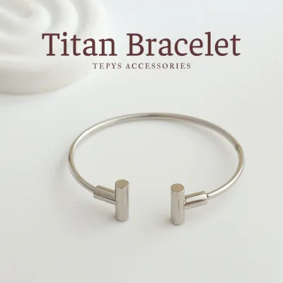 Kiềng Tay T-Sign Titan Silver