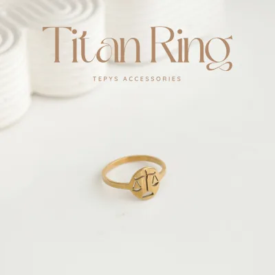 Nhẫn Titan Cán Cân Cung Thiên Bình