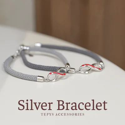Lắc Tay Bạc Khóa Vô Cực