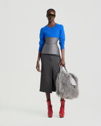 Intentional Straight Midi Skirt