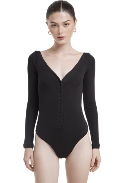 JESSIE BODYSUIT - BLACK