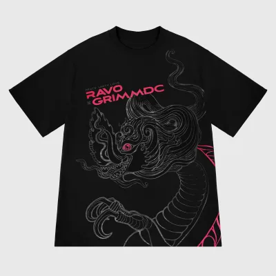 Áo thun Glow-rious Dragon // Ravo x Grimm DC