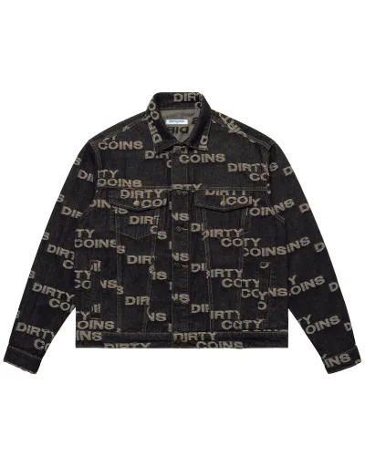 Áo khoác Denim Jacket Frayed Logo
