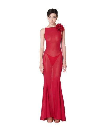 From head Tomatoes Evening Dress