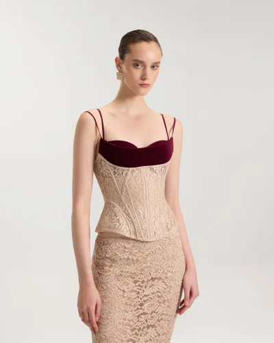 Tea Ceremony Lace Corset