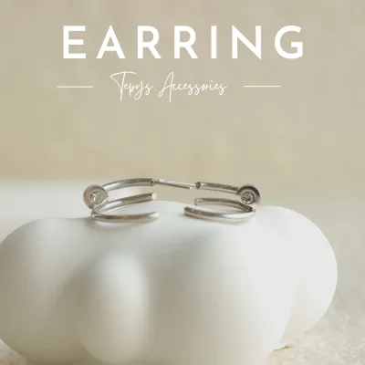 Round Cloud Earing